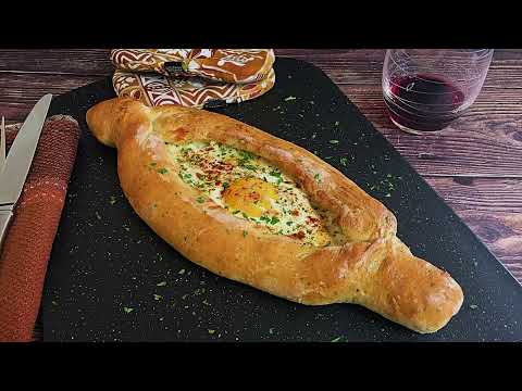 Georgian Cheese Bread • Khachapuri Recipe 🍞🧀🥚 - Episode 978