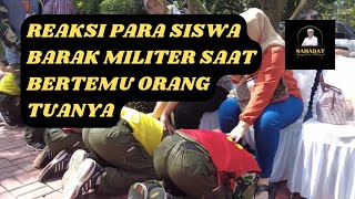 Download lagu Momen Haru Para Siswa Bertemu Orang Tuanya Di Barak Militer mp3