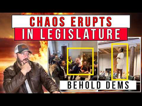CHAOS ERUPTS In Legislature As Dems LOSE Redistricting Fight... Standing On Tables, Flames, Etc... Thumbnail