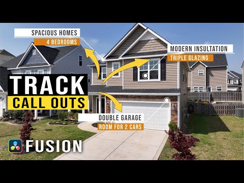 Add and track multiple call out titles - Davinci Resolve Fusion