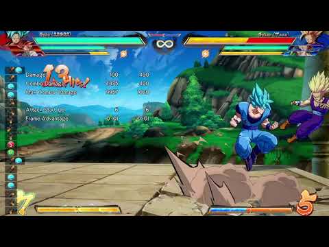 DBFZ S3 More Blue goku loops (5h route) 6k dmg