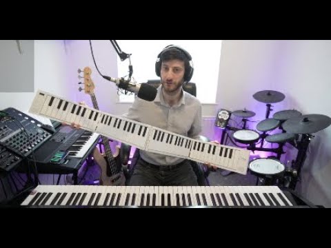 Carry-on Folding Piano COMPREHENSIVE review ALL sounds played. (88 keys by Blackstar)