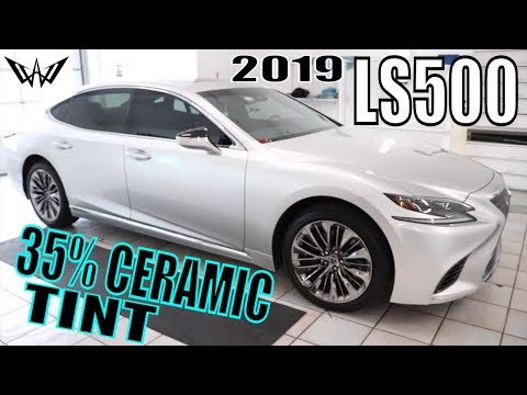 Tinting a 2019 Lexus LS 500 with 35% Ceramic Tint