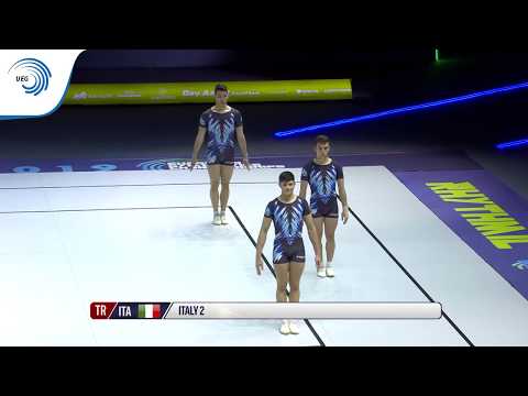 NACCI, SEBASTIO & VARGIU (ITA) - 2019 Aerobics European Championships, trio final