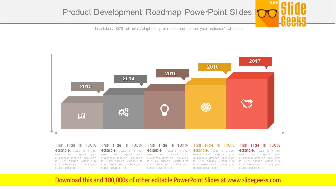 Product Development Roadmap Powerpoint Slides Deck