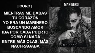 Maluma - Marinero (letra)♥♥♥♥