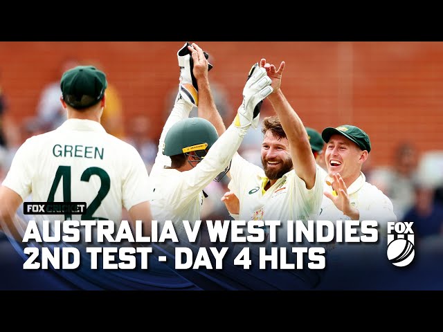 Australia vs West Indies 2nd Test – Day Four Match Highlights 11/12/22 | Fox Cricket Australia vs West Indies 2nd Test – Day Four Match Highlights 11/12/22 | Fox Cricket