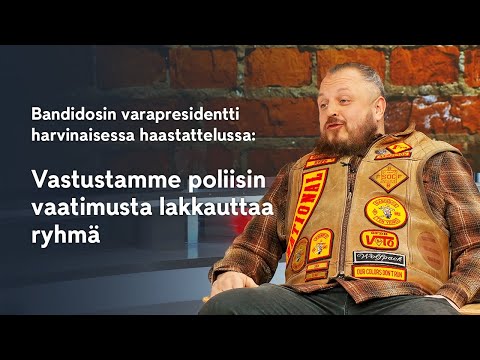 Bandidosin varapresidentti harvinaisessa haastattelussa