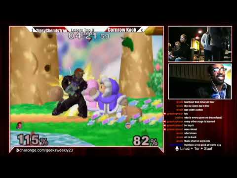 Geeksboro Melee Weekly 23 - TipsyChemisTree vs Cornrows Kack