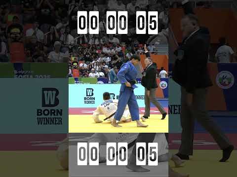 No time to waste! The fastest ippon of the day goes to Burkhonov! 🔥🇺🇿