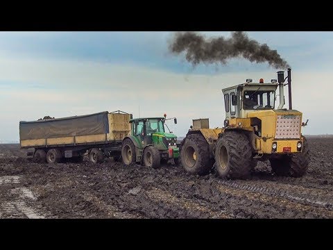 ►EXTREME Conditions!◄ Sugar Beet Transport - 11X John Deere + Claas + Ropa + Rába Steiger