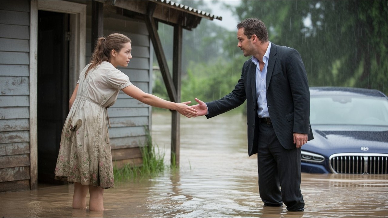 ELA DEU ABRIGO A UM DESCONHECIDO NA ENCHENTE SEM SABER QUE AQUELE HOMEM TRARIA UM NOVO COMEÇO