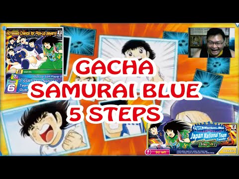 GACHA 5 STEPS SAMURAI BLUE ~ Akhirnya Hoki Pas LIVE - CAPTAIN TSUBASA DREAM TEAM INDONESIA