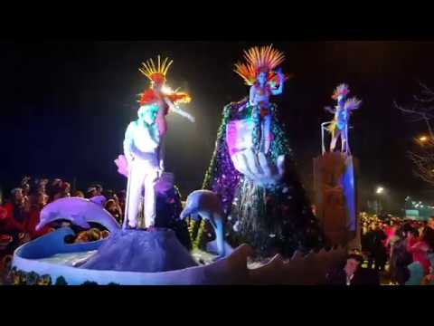 Escola de samba Charanguinha Desfile Noturno Carnaval de Ovar 2020