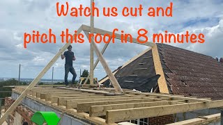 Cut and pitch your own loft conversion or extension roof.. it’s really not that hard!