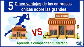 Las CINCO ventajas de un negocio chico sobre las grandes empresas