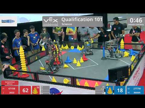 2018 VRC Sci Q101 - 6715B 202Z vs 2777W 8669A - 159 to 35