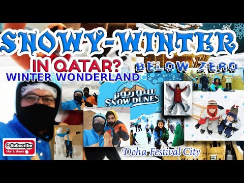 Schneedünen | Verschneiter Winter @ Doha Festival City | Mr. Dohaman