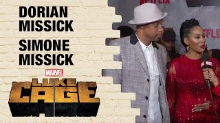 Simone and Dorian Missick on Misty Knight and Cockroach in Marvel's Luke Cage Season 2 video