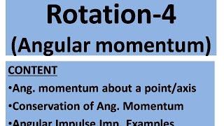Physics Lecture: ROTATIONAL MOTION ANGULAR MOMENTUM, IIT JEE Main + Advanced, Aiims, Aipmt,11th CBSE