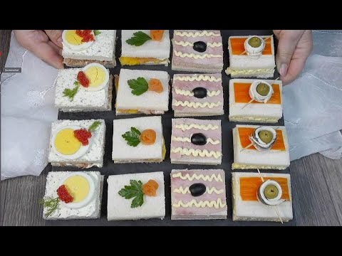 Antipasti SPETTACOLARI di Natale Ricetta VELOCE e FACILE CANAPÉS PRONTI IN SOLI 5 MINUTI