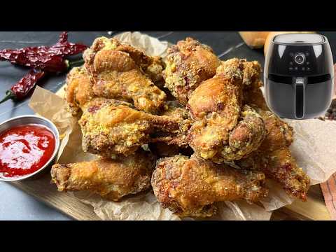 Best Air Fryer Chicken Wings With an Extra Crispy Coating