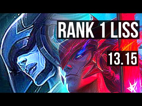 LISSANDRA vs YONE (MID) | Rank 1 Liss, Rank 4, 3/1/5 | KR Challenger | 13.15