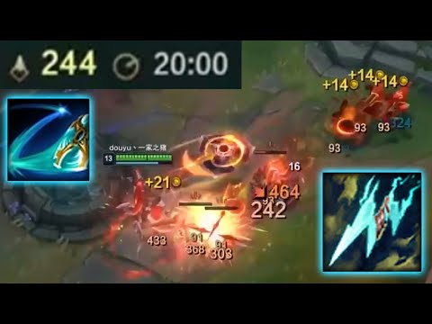 How this Sivir has 250 cs at 20 minutes ? Eng Sub