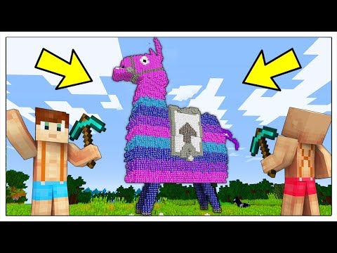 NON ROMPERE IL LAMA DI LUCKY BLOCK DI FORTNITE! - Minecraft ITA