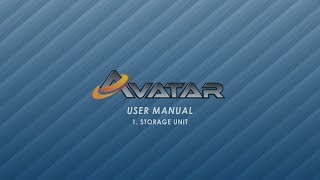 Avatar User Manual 02 Storage