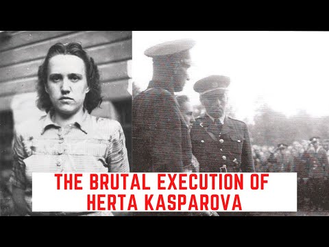 The BRUTAL Execution Of Herta Kasparova - The Gestapo Collaborator
