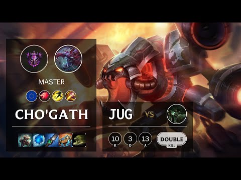 Cho'Gath Jungle vs Warwick - EUW Master Patch 10.14
