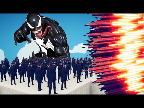 100x VENOM + 3x GIANT vs EVERY GOD - Totally Accurate Battle Simulator TABS