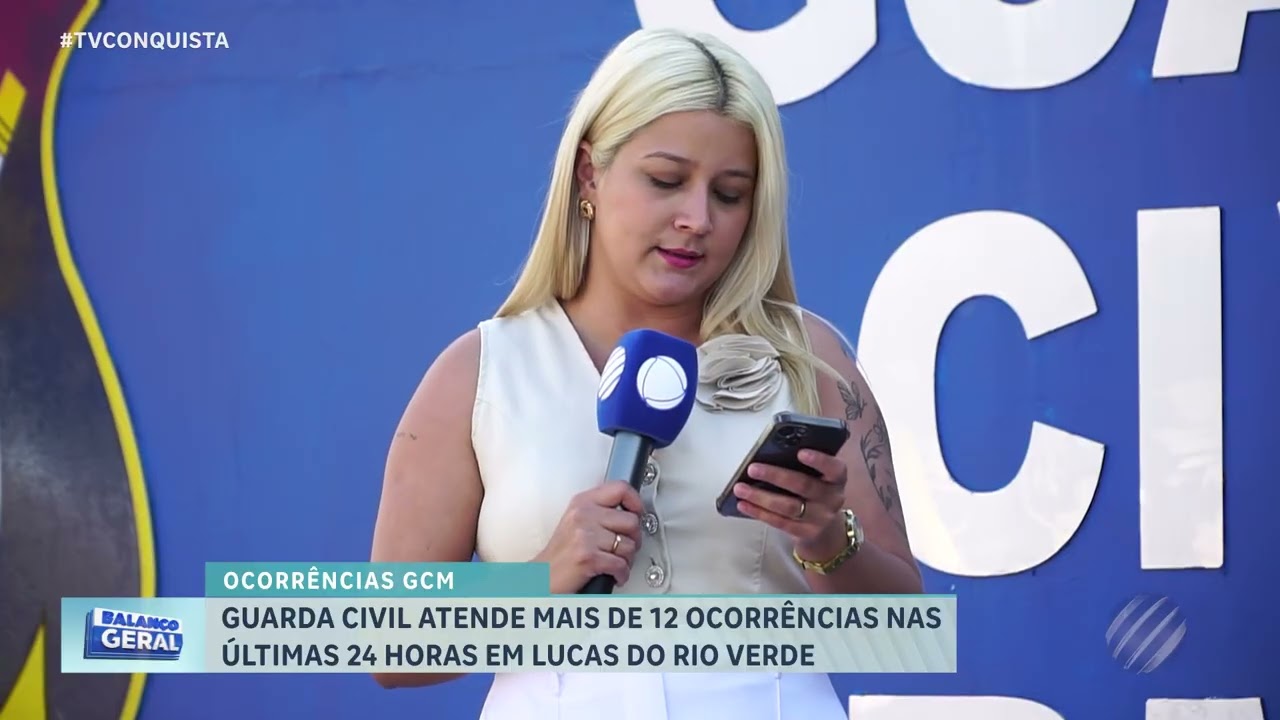 Guarda Civil atende mais de 12 ocorrências em 24h em Lucas do Rio Verde
