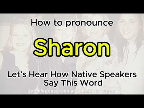 How to Pronounce SHARON Correctly | Pronunciation Express #pronunciationexpress #sharon