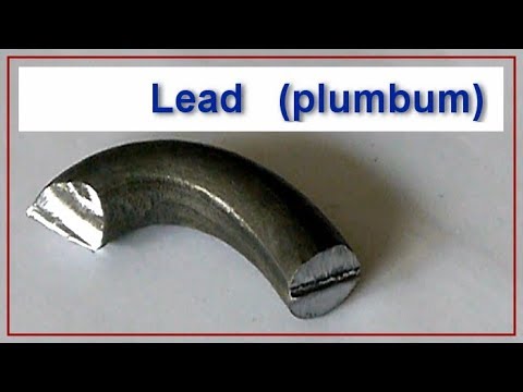 lead - plumbum,  properties, density, melting point