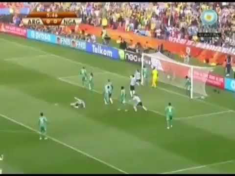 Gol de Heinze en el Mundial Sudáfrica 2010