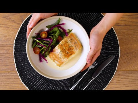 Cómo preparar salmón en salsa cremosa | Receta fácil y rápida