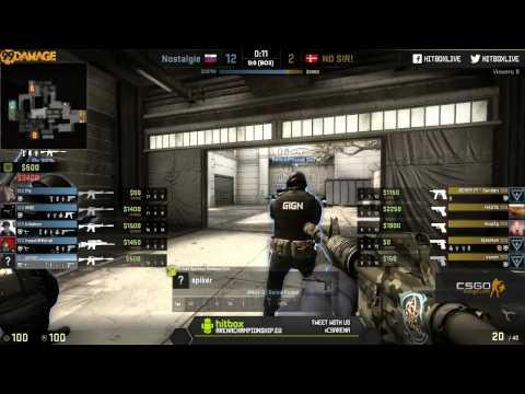 Hitbox CS:GO Arena Championship #2 - LB Finale  Nostalgie vs. NO SIR! (de_cache) Map 1