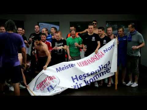 Der Hünfelder SV feiert die Meisterschaft