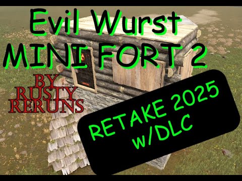 „RETRO-MINI-FESTUNG WIEDERAUFBAU | 2x1-Startbasis mit RIESIGEM STAURAUM | Rust-Bauanleitung“ | vo...