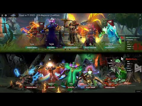 The International 2023 | Southeast Asia Qualifier | Blacklist International vs ArmyGeniuses - Game 1