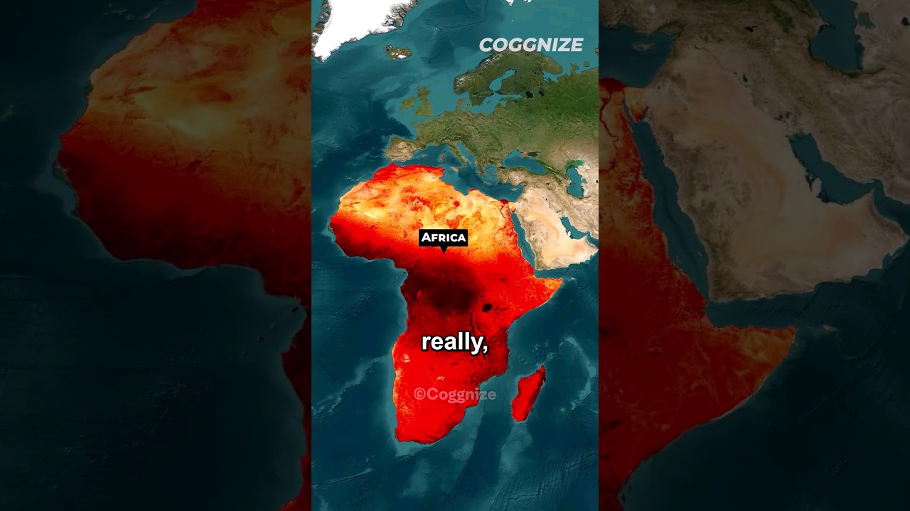 How BIG is Africa #shorts
