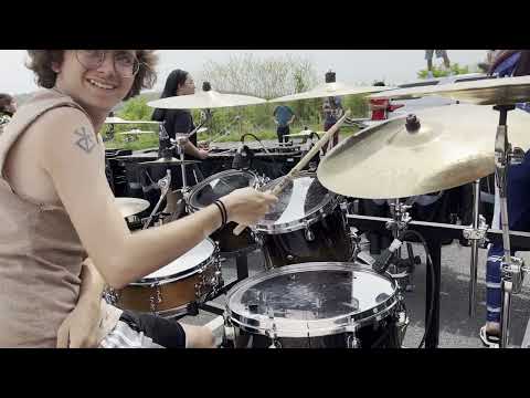 Gold Indoor Percussion 2023 - Her House Drum Set Cam - Sean Russom