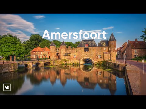 Amersfoort Evening Walking Tour 4K 🇳🇱 | Old City Streets at Dusk