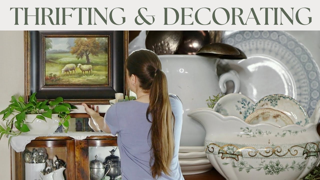 Transforming Thrift Store Finds Into Beautiful Home Decor! | Goodwill Thrifting & Styled Haul!