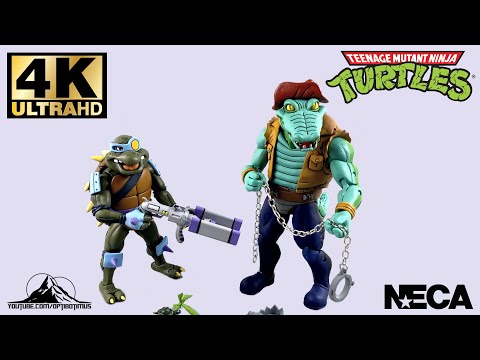 NECA TOYS Teenage Mutant Ninja Turtles SLASH AND LEATHERHEAD Video Review