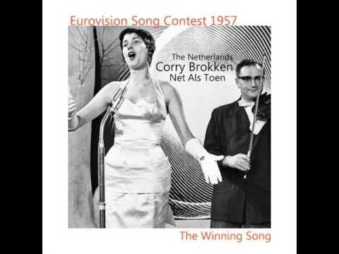 Eurovision Winner 1957 I Corry Brokken - Net Als Toen [The Netherlands]