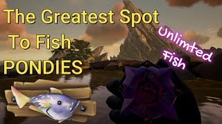 Best Place To Fish Pondies In SEA OF THIEVES