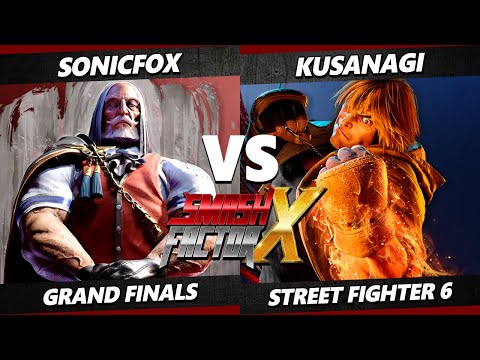 Smash Factor X GRAND FINALS - SonicFox (JP) Vs. KUSANAGI (Ken) Street Fighter 6 - SF6